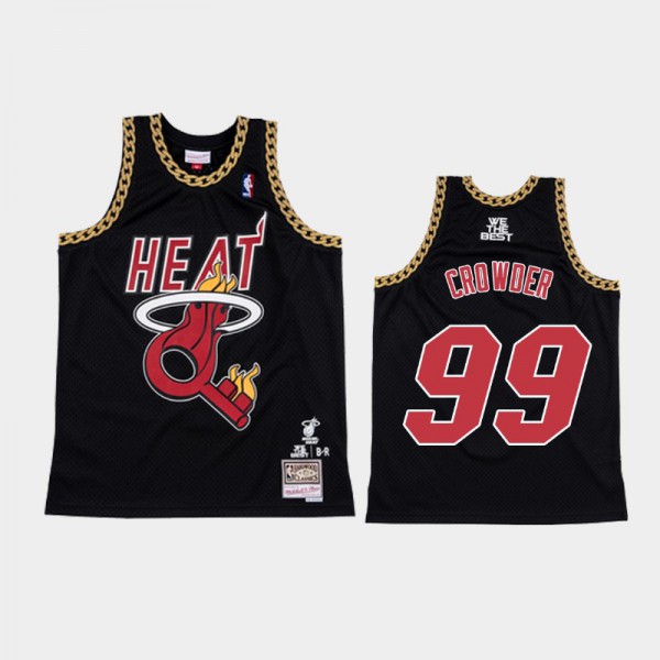 Jae Crowder Miami Heat #99 Men's NBA Remix DJ Khaled Jersey - Black