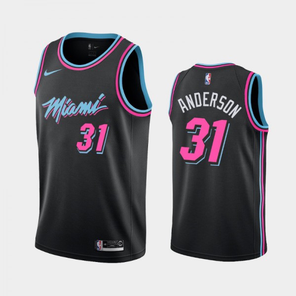Ryan Anderson Miami Heat #31 Men's City 2018-19 Jersey - Black
